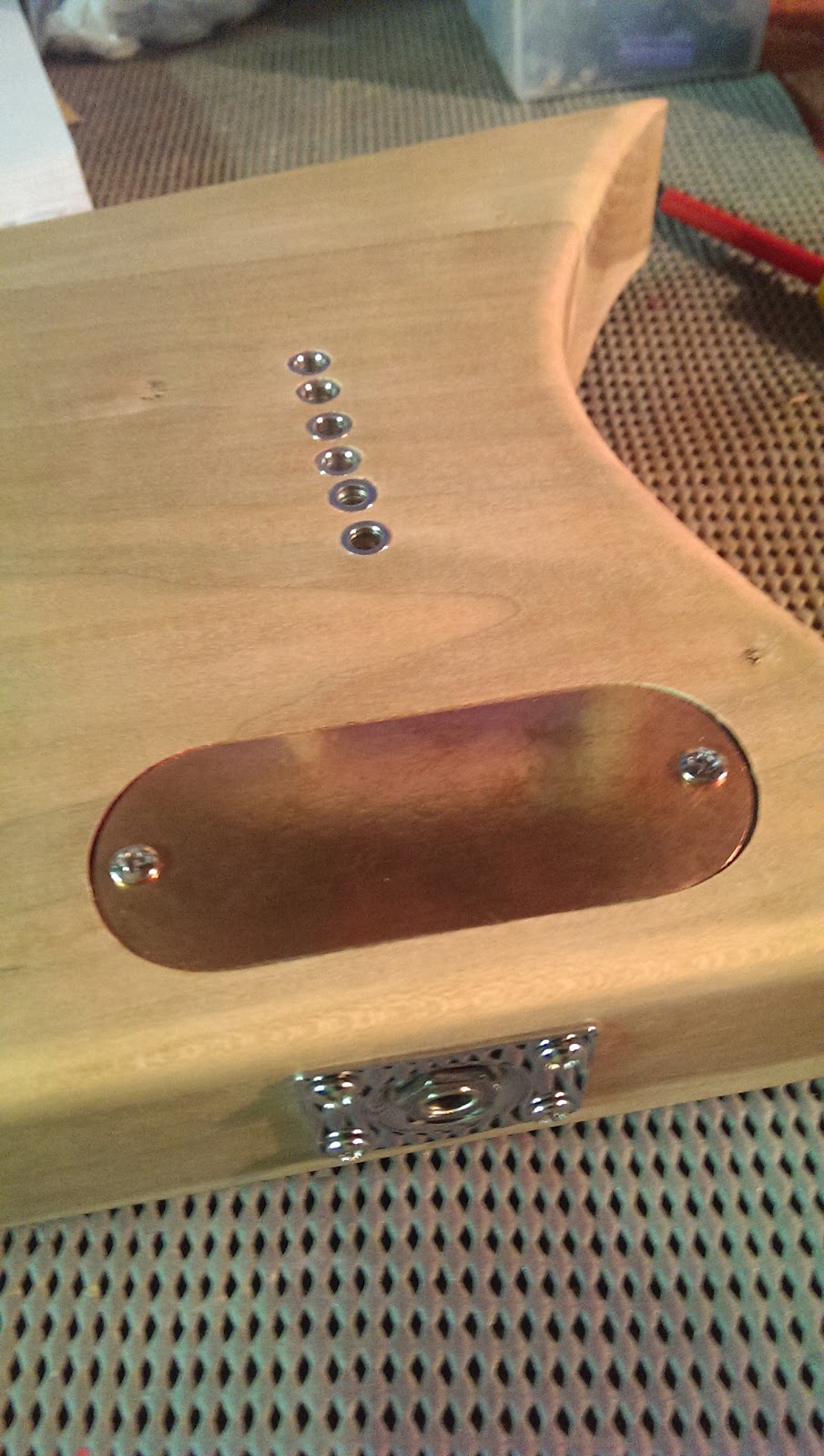 DLP Guitars DLP Lap Steel Guitar 7 Electrics and Stringing Up