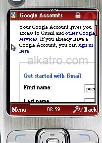 membuat account gmail via handphone