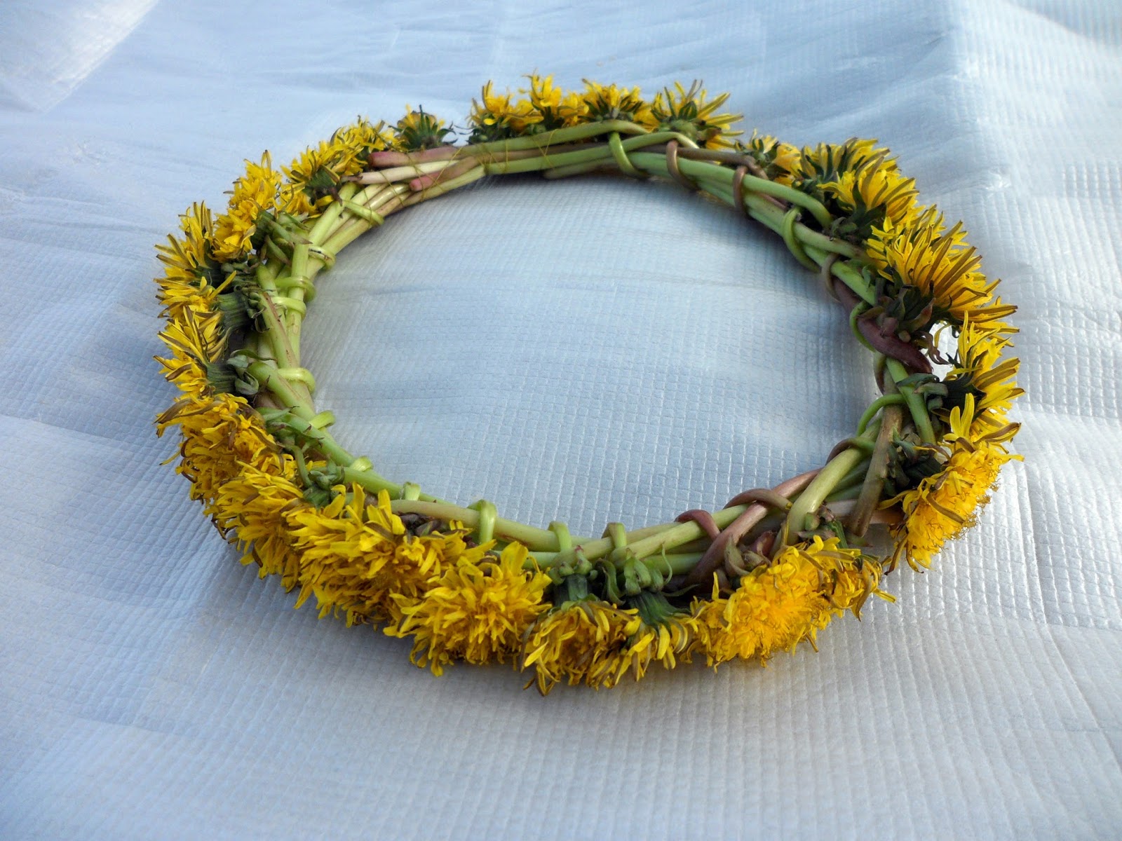 Венки из одуванчиков