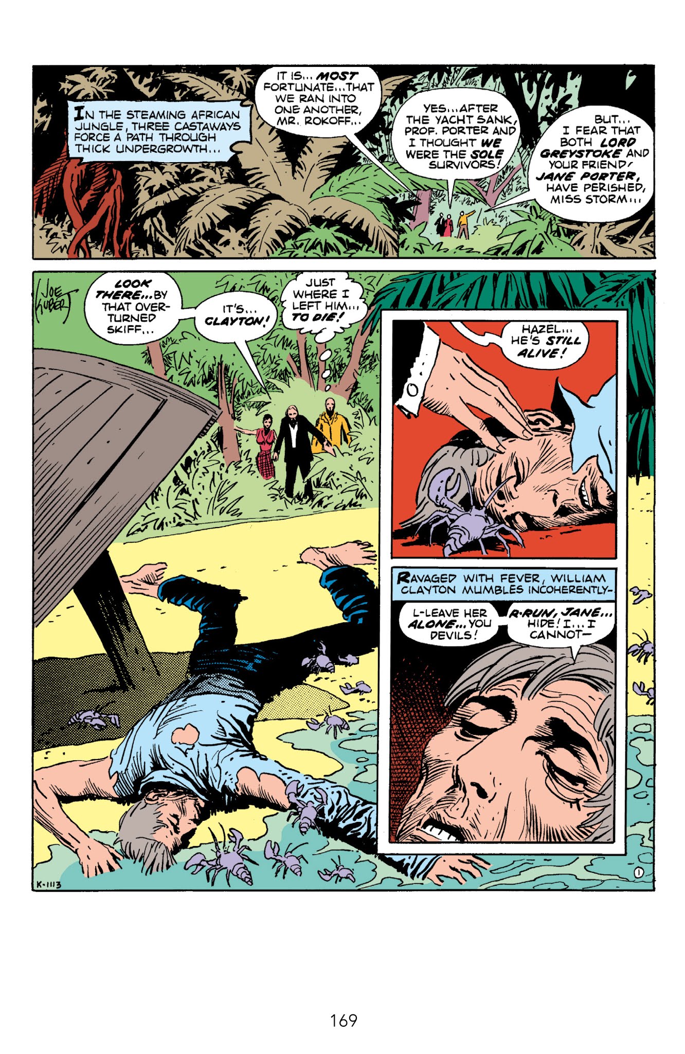Read online Edgar Rice Burroughs' Tarzan The Joe Kubert Years comic -  Issue # TPB 2 (Part 2) - 63