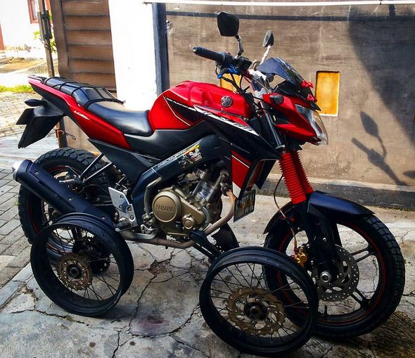 Info Terbaru Modifikasi Motor Vixion Vixion Supermoto