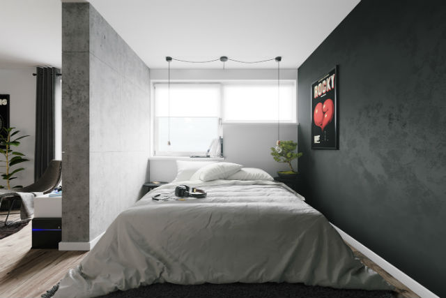 decorar un apartamento low cost, dormitorio