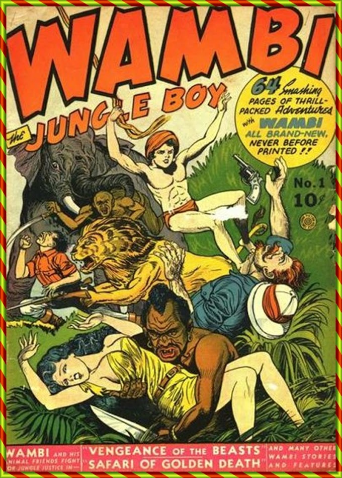 CAPAS DE GIBI  COVERS COMICS-FICTION HOUSE-Wambi-Jungle-Boy