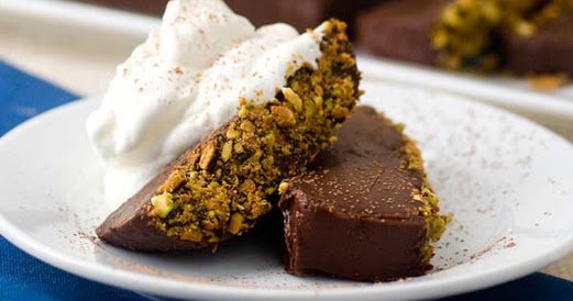 Gluten Free No Bake Pistachio Chocolate Truffle Cake Gluten Free No Bake Pistachio Chocolate Truffle Cake