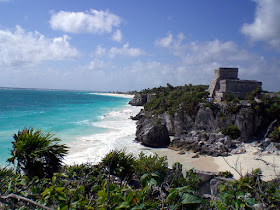The powdery white sands of Tulum, Mexico