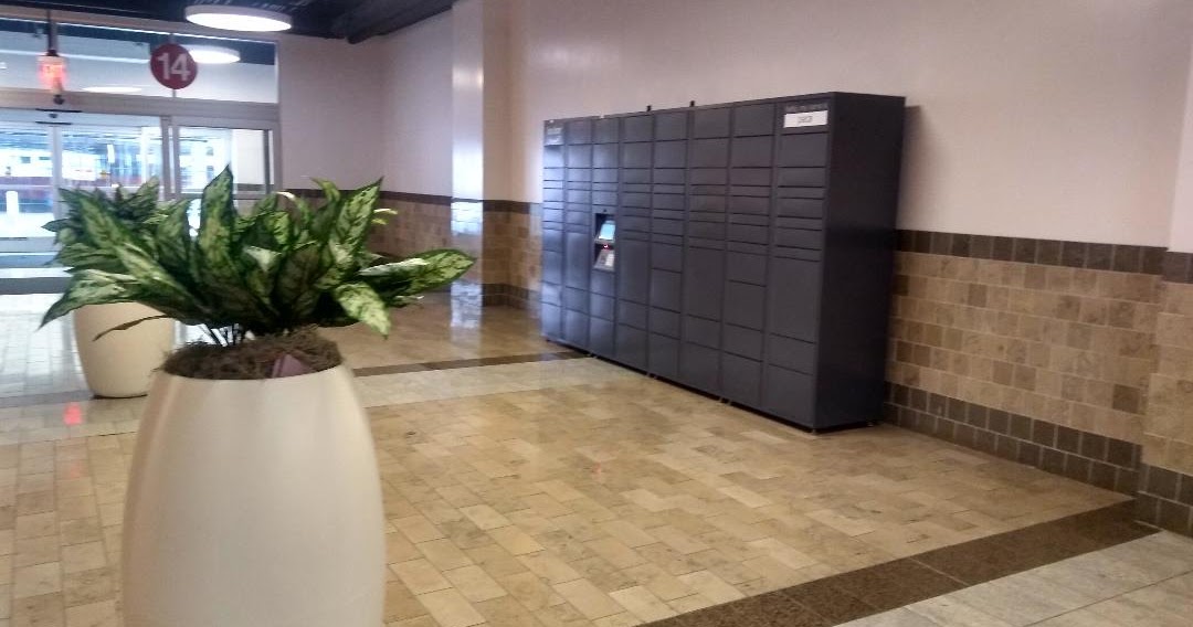 East MoCo Amazon Lockers arrive at Wheaton Plaza