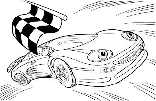 Race Car Coloring Pages