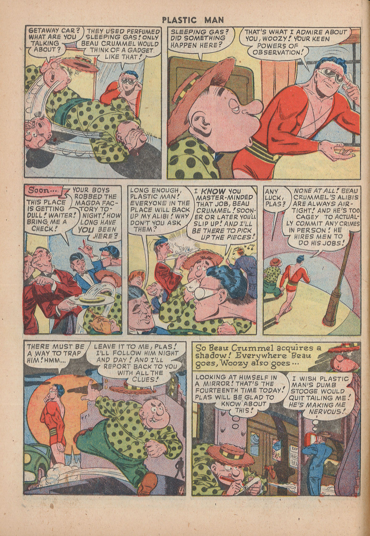 Read online Plastic Man (1943) comic -  Issue #15 - 6