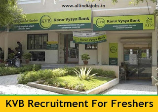 Karur Vysya Bank Recruitment
