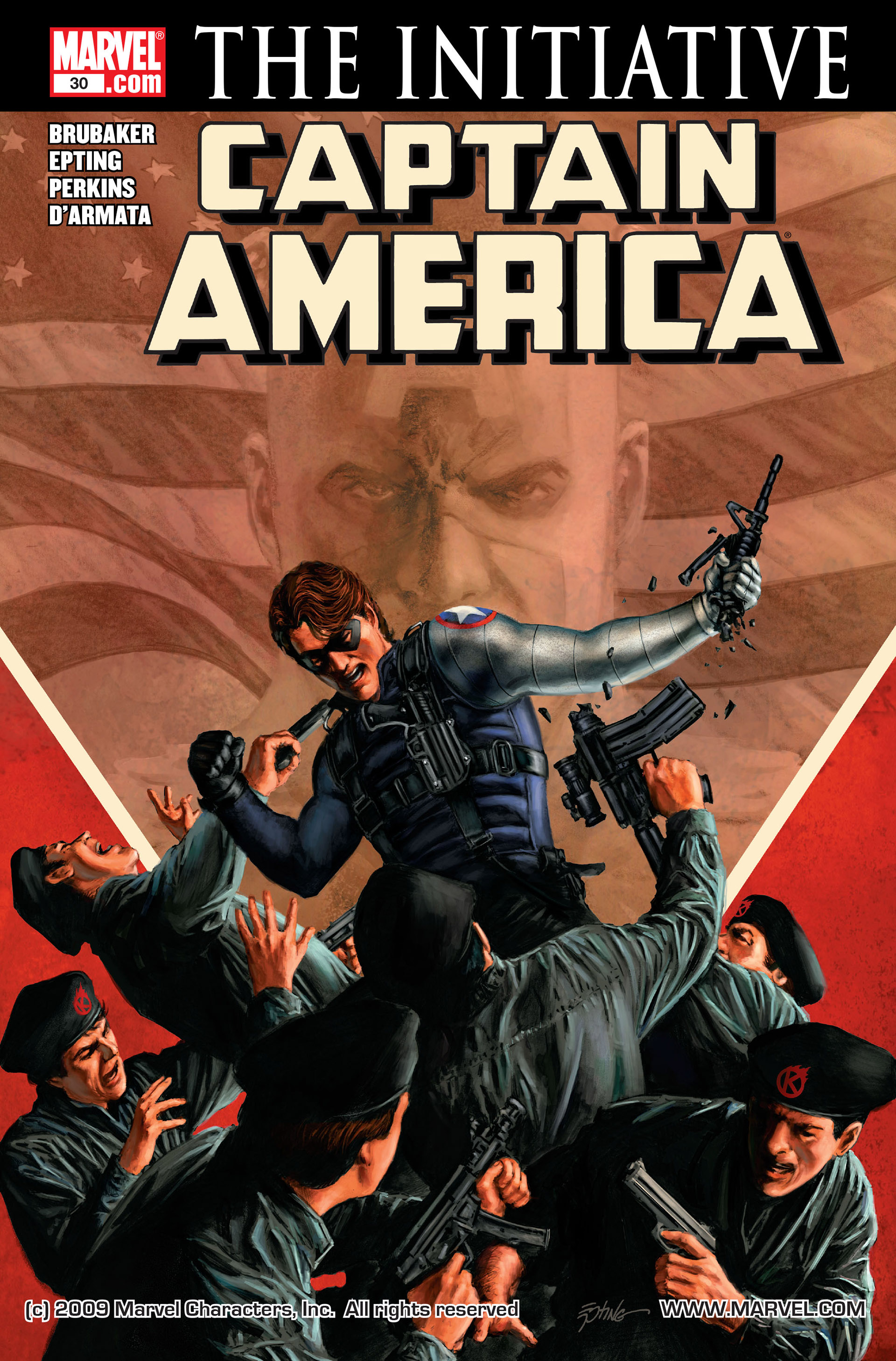 Read online Captain America (2005) comic -  Issue #30 - 1