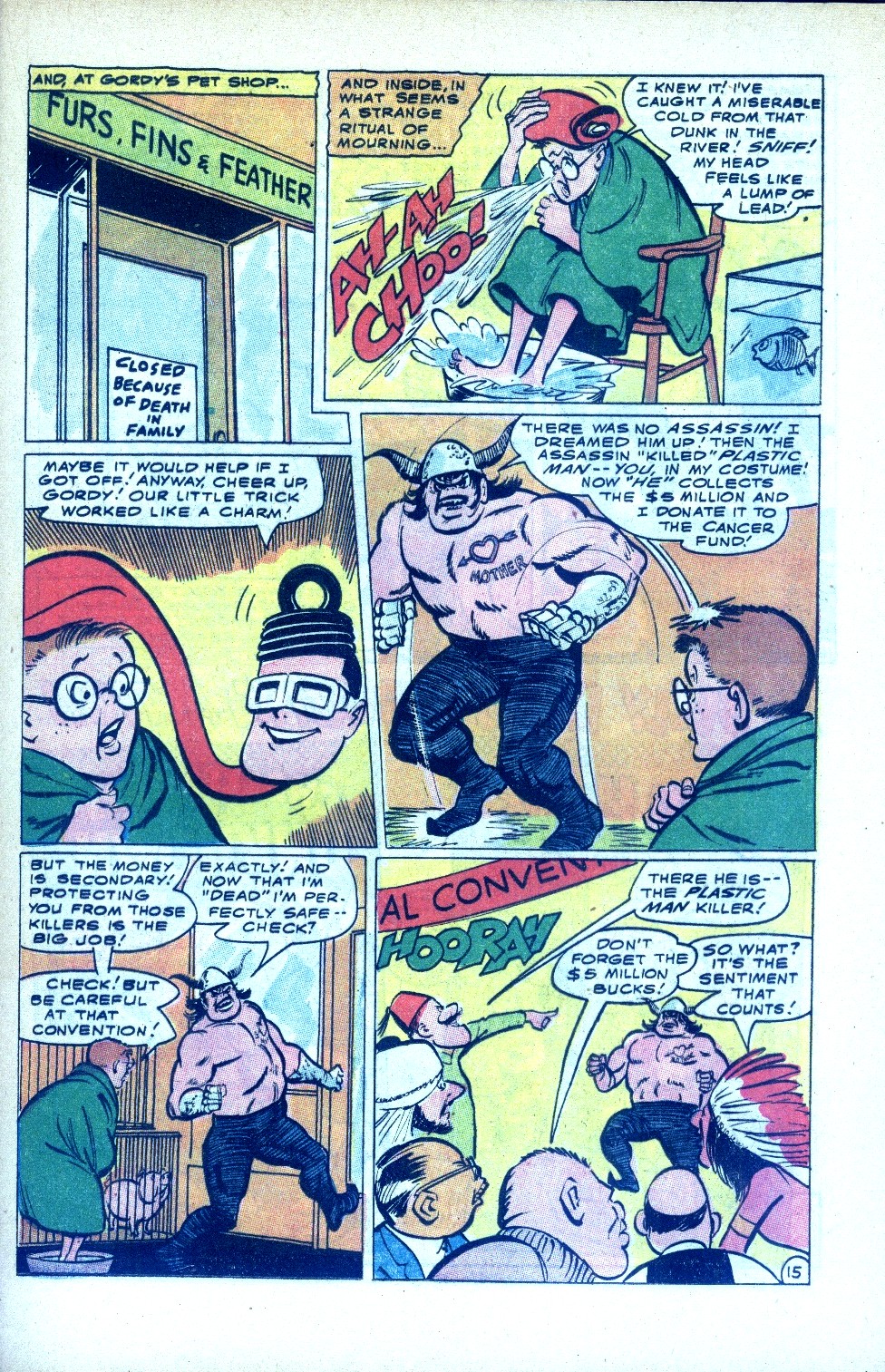 Read online Plastic Man (1966) comic -  Issue #5 - 21