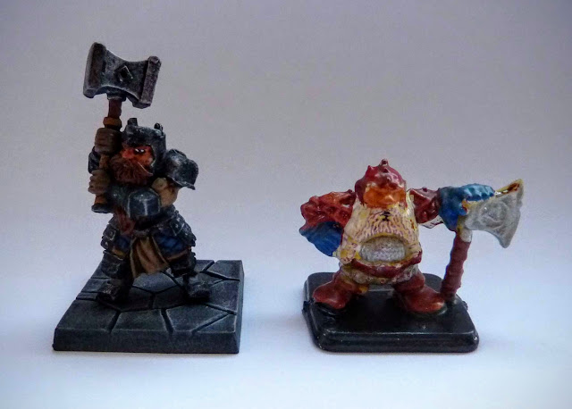 Dungeon Saga: Dwarf Kings Quest painted hero: Rordin.