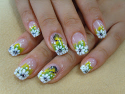 acrylic designs nail nails flower am