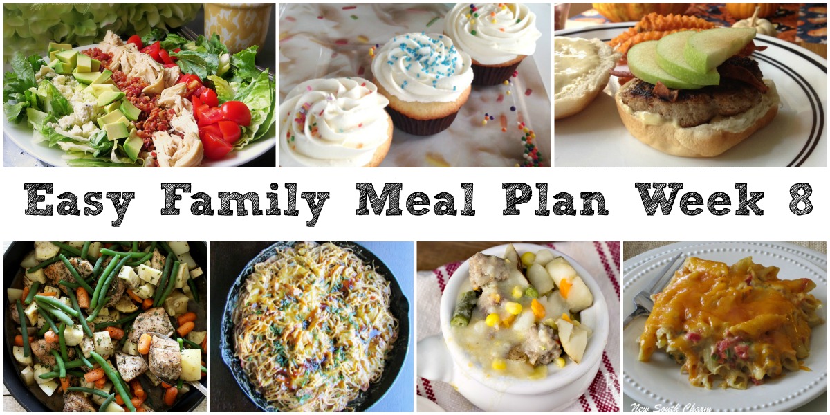 Cooking With Carlee: Easy Family Meal Plan Week 8