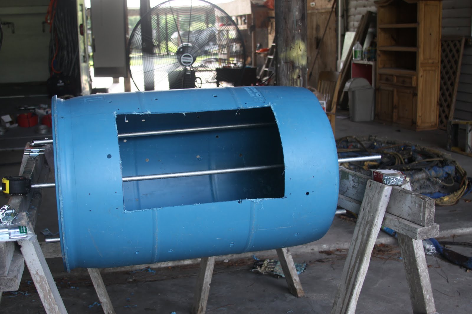 The Homemade Housewife Homemade Compost Tumbler