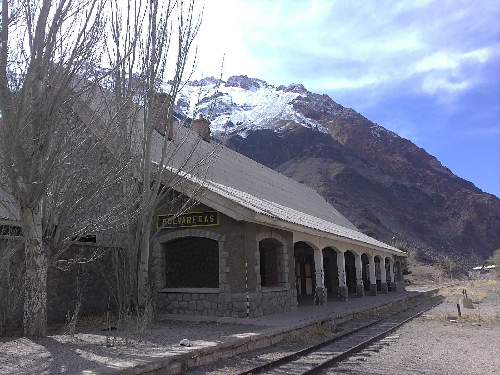 ۞ Trenes Argentina ۞ Estación Las Polvaredas Mendoza, Argentina