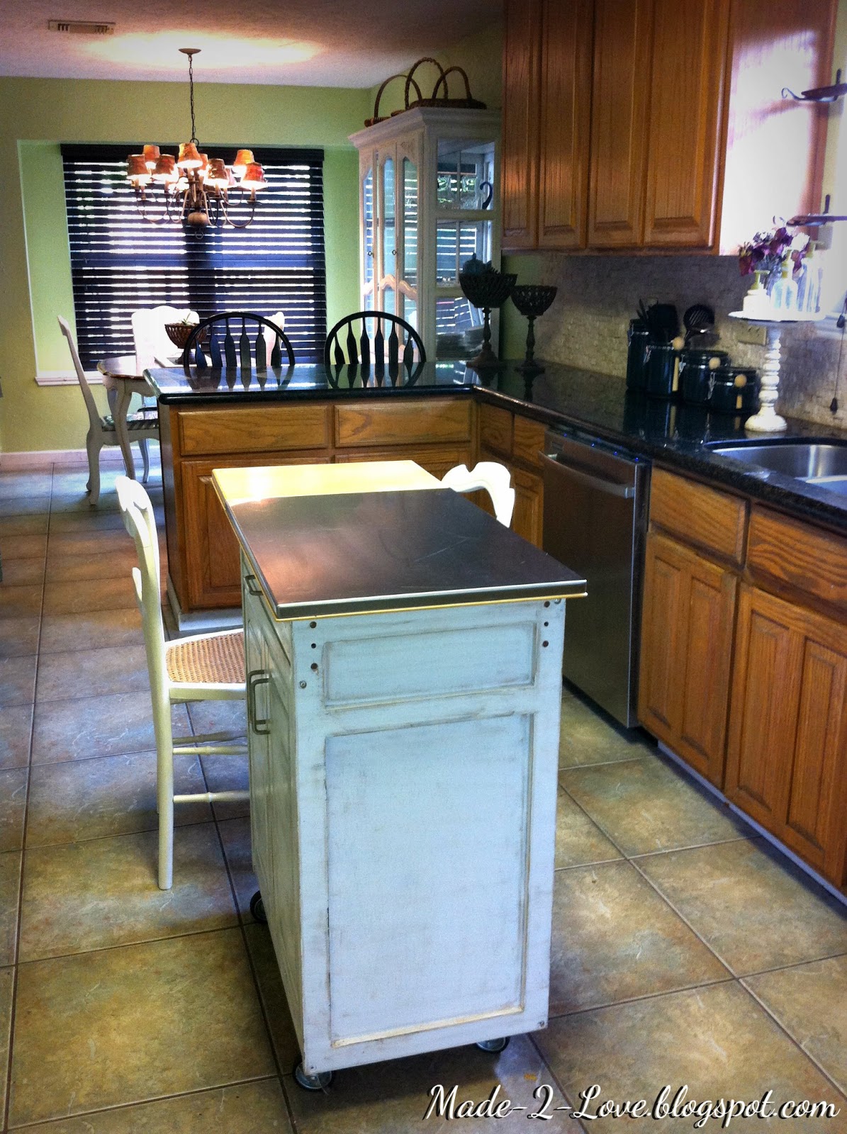 Made To Love Distressed Kitchen Island