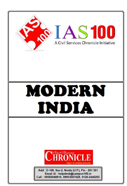 MODERN INDIA (ಆಧುನಿಕ ಭಾರತ)