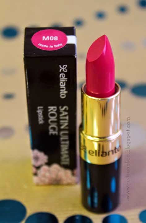 Elianto Satin ultimate rouge lipstick M08, Elianto cosmetics, Makeup in Malaysia, Pink lipstick, pink pout, pink lips, sexy lips, kiss, Makeup blogs in Pakistan, Best beauty blog of pakistan, Lipstick lover, Lipstick, Lipstick freak