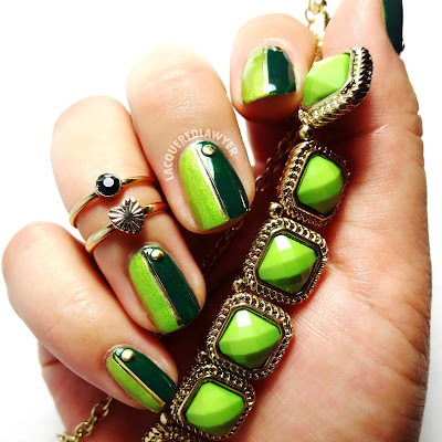 Green Gradients Nails