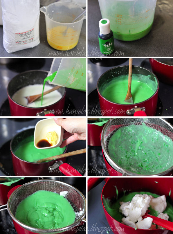 Vanilla Pudding with Meringue Clouds