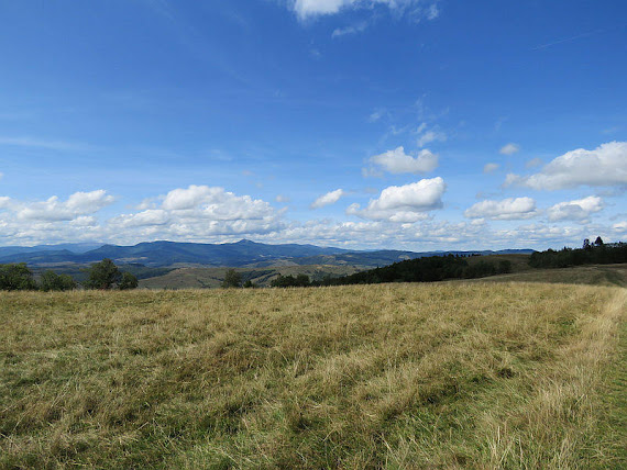 Panorama w stronę grzbietu Pikuja.