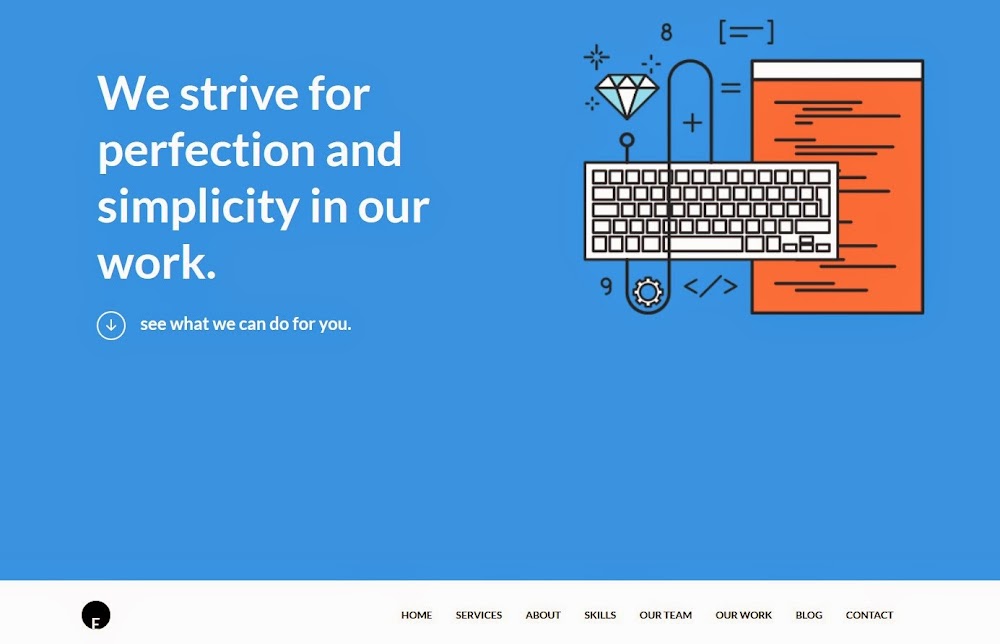 OneEngine: Ücretsiz Tek Sayfa WordPress Teması