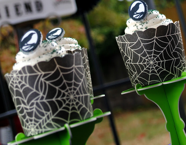Spooky Halloween cupcakes 