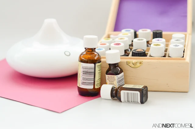 DIY calming bedtime essential oil blend for kids (or adults too!) from And Next Comes L