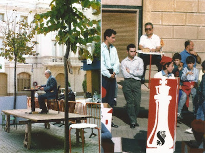 Festival de ajedrez en Sant Sadurní en 1990