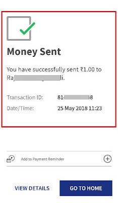 how to transfer money from bhim app to another account