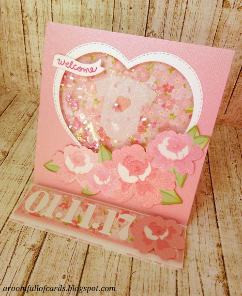 a room full of cards shaker easel κάρτα για μωράκι!