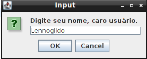 Aprenda a receber dados do usuário de maneira gráfica, através das caixas de diálogo em Java, pelo método showInputDialog.