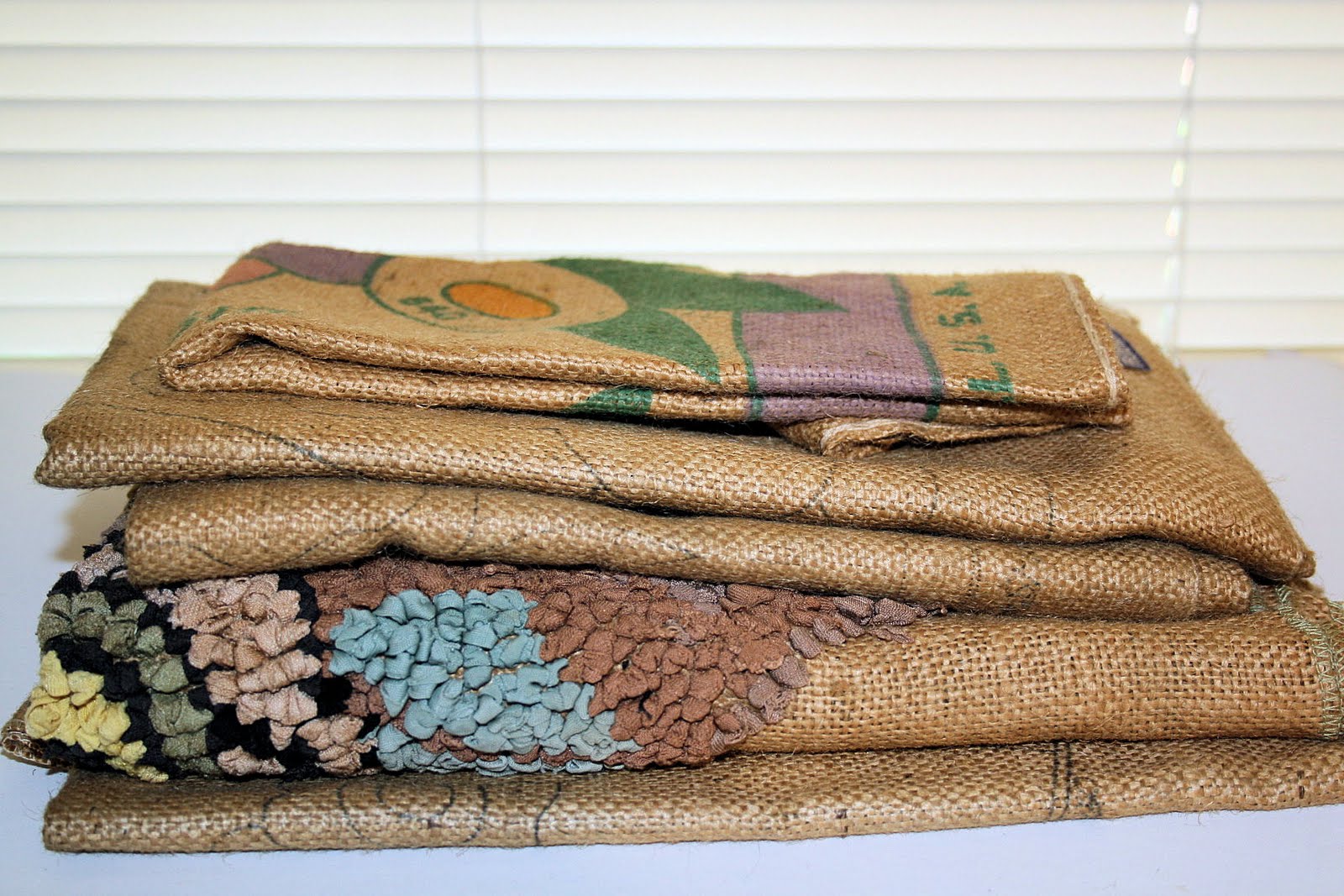 Dabbling In The Dew Find of the Day Vintage Rug Hooking Panels