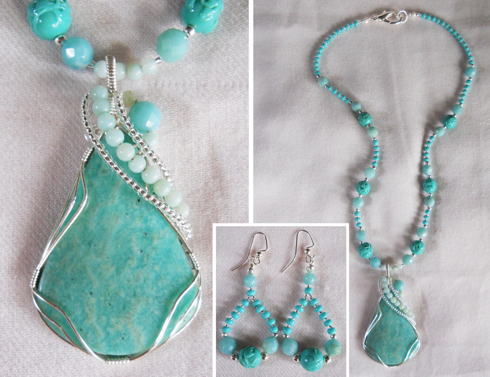 nina ulana jewelry: Amazonite Beauty