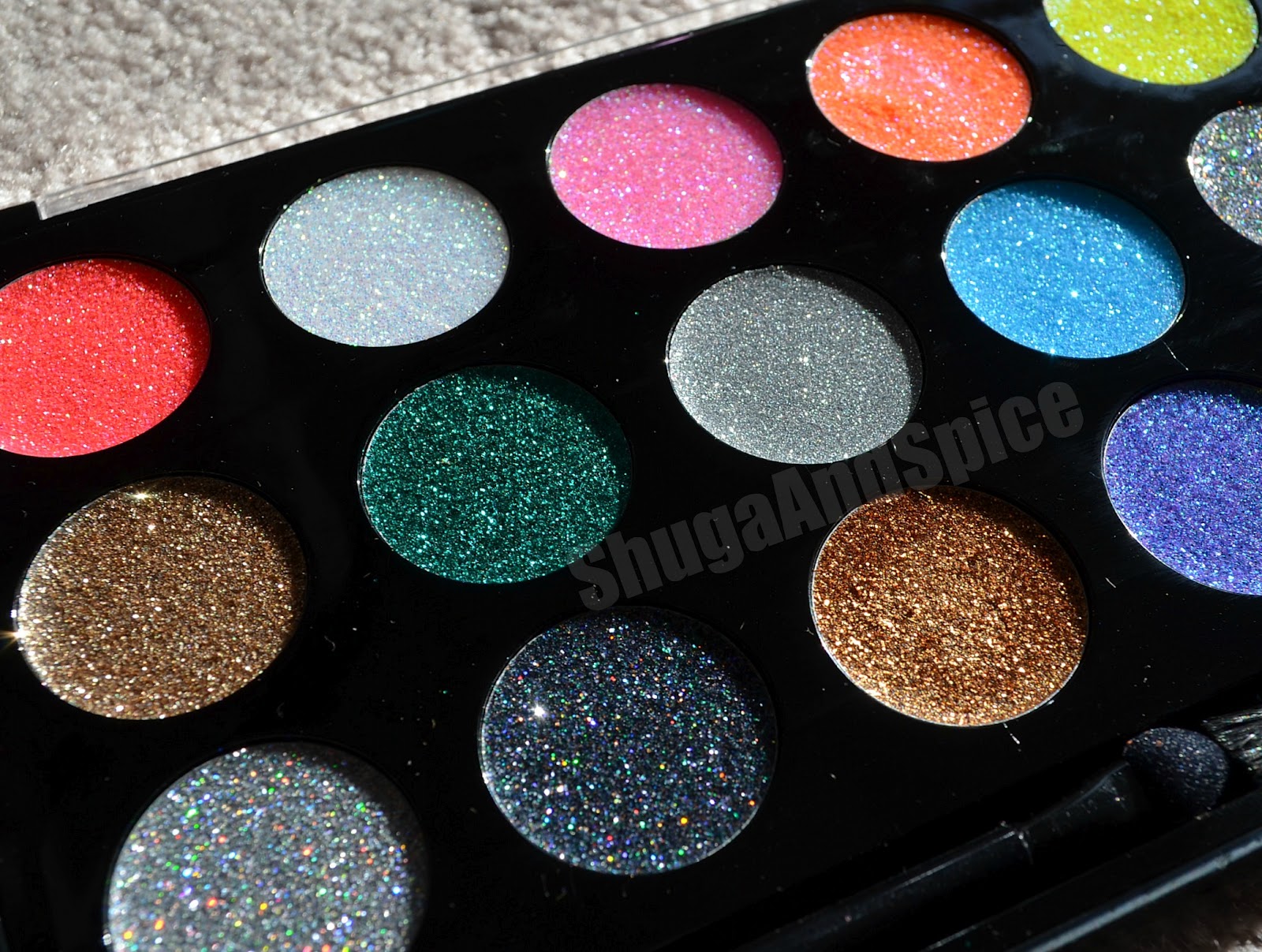Shuga and Spice NYX Glitterati Glitter Cream Palette