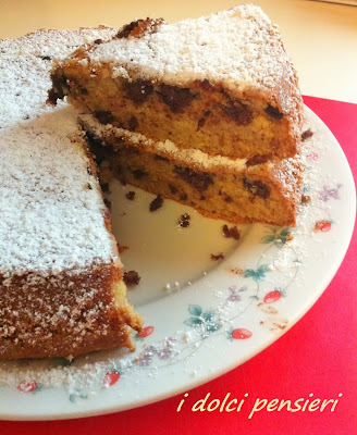 torta al burro d’arachide e scaglie di cioccolato