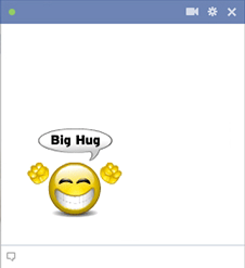 Big Hug Smiley For Facebook Chat
