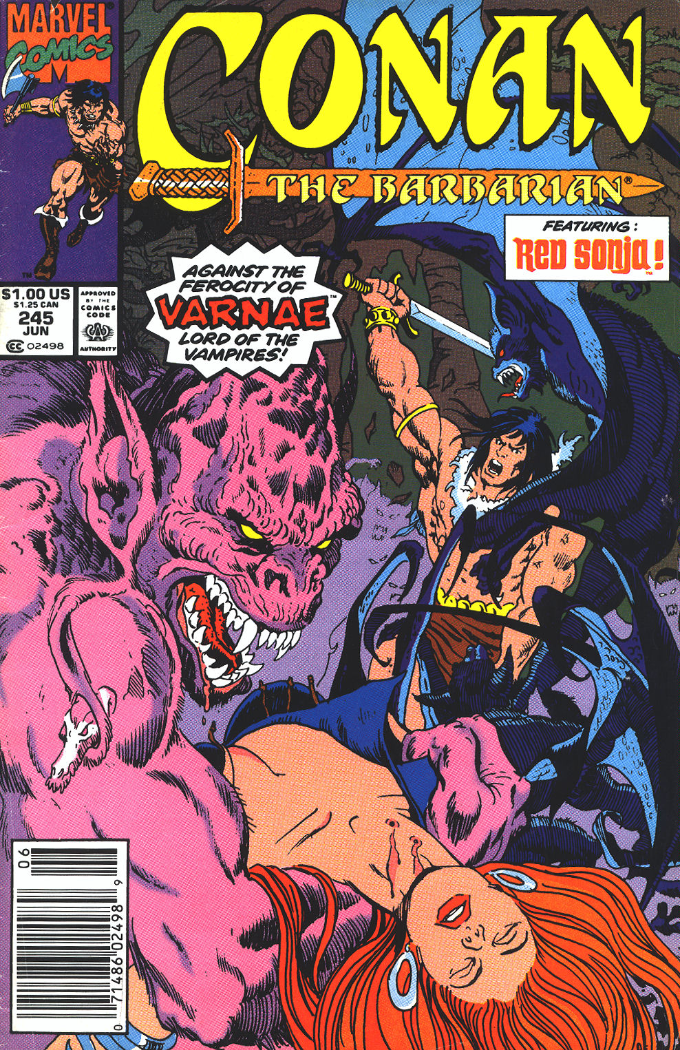 Read online Conan the Barbarian (1970) comic -  Issue #245 - 1