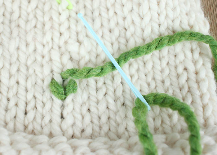 How to Embroider on Knitted Items Gina Michele