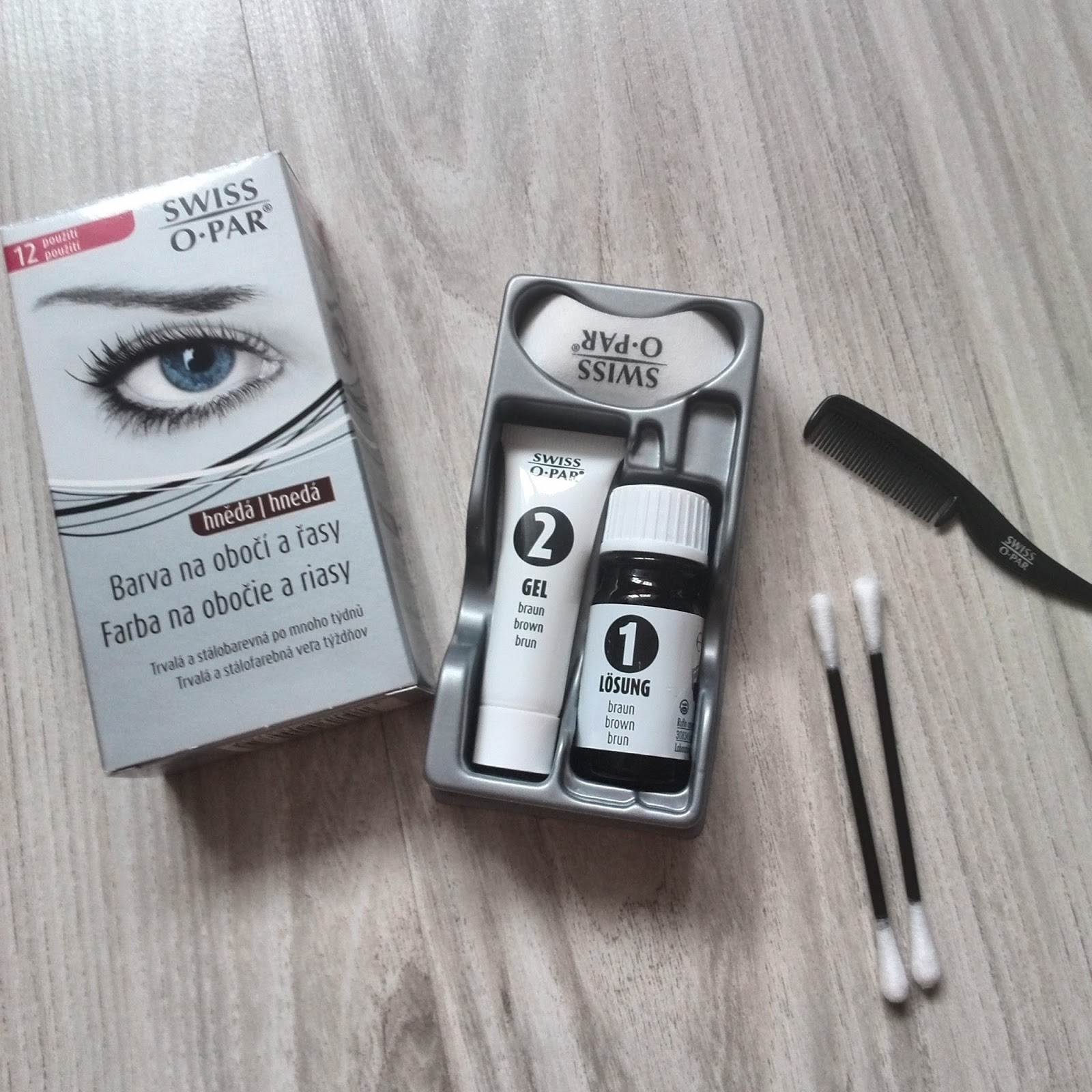Dots and Glitters First impression Swiss O.Par eyelash and brow dye kit