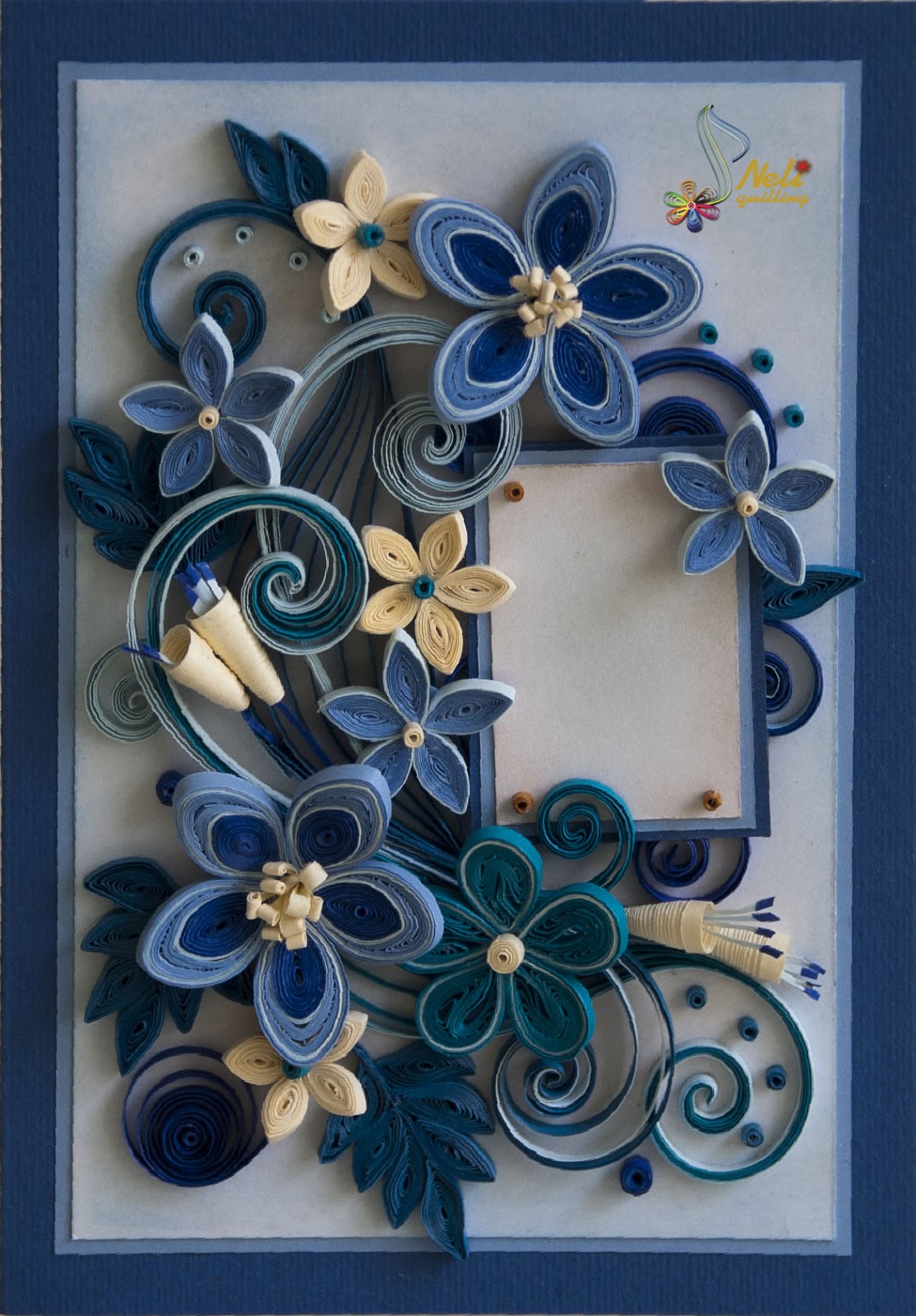 Neli Quilling Art Quilling card