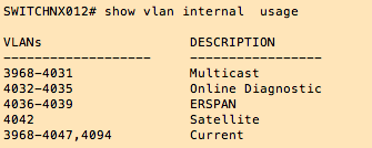 Ken Felix Security Blog: VLAN cisco reservation internal usage ( thoughts )