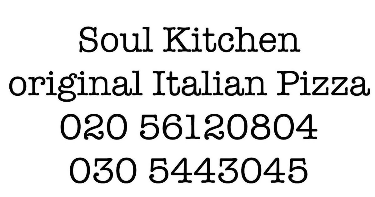 Soul kitchen