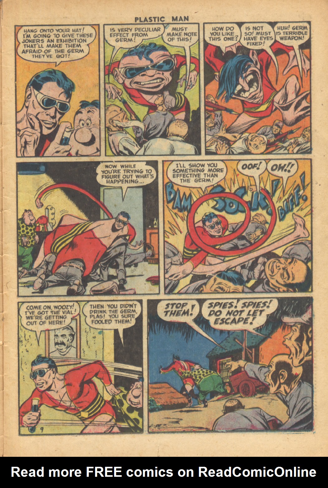 Read online Plastic Man (1943) comic -  Issue #38 - 11