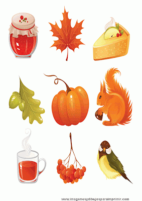  Cosas de otoño para imprimir