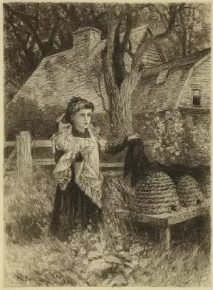 Telling the Bees, karya Albert Fitch Bellows. sekitar tahun 1882