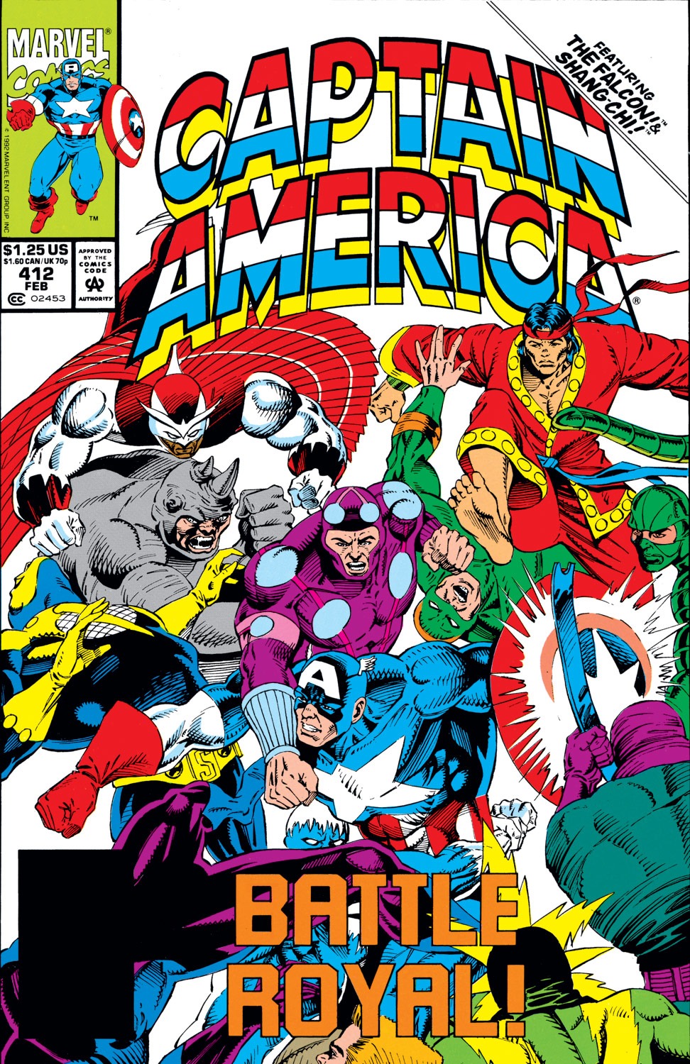 Read online Captain America (1968) comic -  Issue #412 - 1