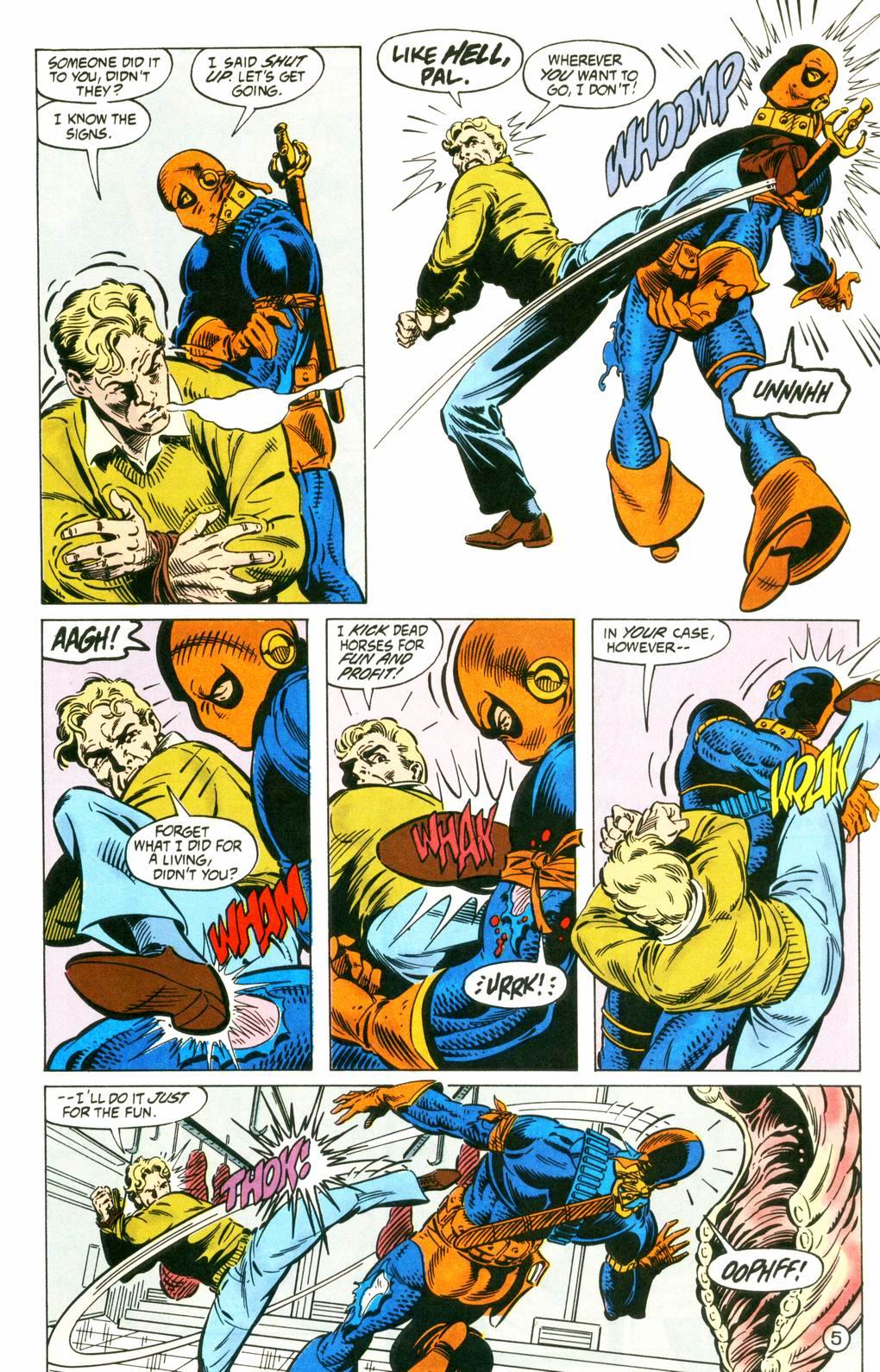 Read online Deathstroke (1991) comic -  Issue #8 - 5