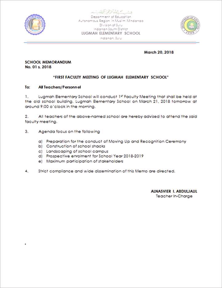 MALIM First School Memorandum Launched by Lugmah ES